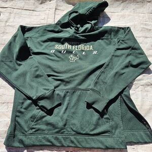 USF Sweatshirt Hoodie Side Zip Size Medium